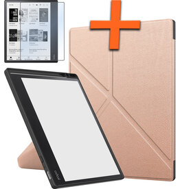 Nomfy Nomfy Kobo Elipsa 2E Hoesje Met Screenprotector - Rose Goud