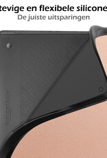 Nomfy Hoesje Geschikt voor Kobo Elipsa 2E Hoes Book Case - Hoes Geschikt voor Kobo Elipsa 2E Hoesje Book Cover Met Screenprotector - Rosé Goud