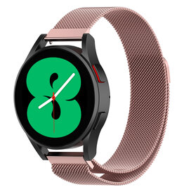 NoXx NoXx Samsung Galaxy Watch 4 Bandje Milanees - Rose Goud