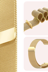 NoXx Horlogeband Milanees Geschikt voor Samsung Watch 5 Bandje Met Magneetsluiting - Bandje Geschikt voor Samsung Galaxy Watch 5 Band Milanees - Goud