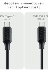 BASEY. USB C Oplader 100W - USB C Kabel - USB C naar USB C Kabel 1.5 meter