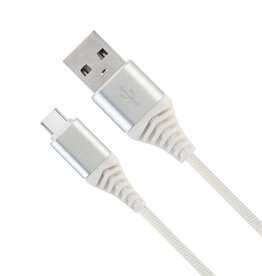 Nomfy Nomfy USB-A naar USB-C kabel - 1 meter - Wit