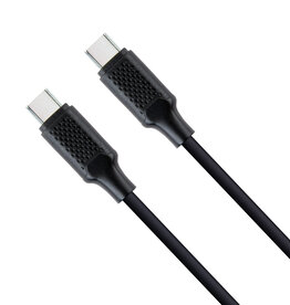 Nomfy Nomfy USB-C naar USB-C kabel (60W) - 1.8 meter - Zwart