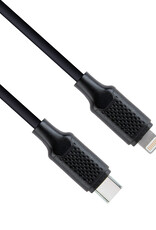NoXx USB-C Kabels Oplaadkabel USB C naar Geschikt voor iPhone Lightning - USB C Kabel Data - Kabel Geschikt voor USB C naar Lightning Kabel - 1.5 meter - Zwart