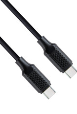 NoXx USB-C Kabels Oplaadkabel (60W) USB C naar USB C Kabel - USB C Kabel Data - USB C naar USB C Kabel - 1,5 meter - Zwart