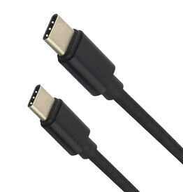 Nomfy Nomfy USB-C naar USB-C kabel - 1.8 meter - Zwart