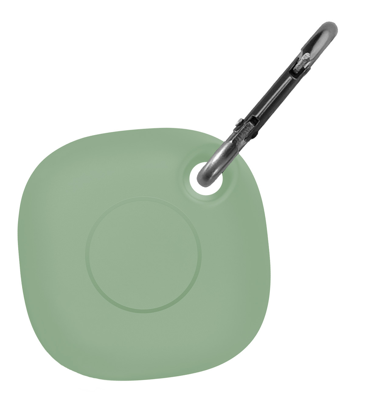 NoXx Hoesje Geschikt voor Samsung Galaxy SmartTag-Sleutelhanger Houder Siliconen Hoes - Hoes Geschikt voor Samsung Galaxy SmartTag Hoesje - Groen