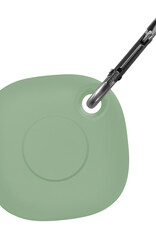 BASEY. Hoesje Geschikt voor Samsung Galaxy SmartTag+ Sleutelhanger Hoesje - Siliconen Houder Hoesje Geschikt voor Samsung Galaxy SmartTag+ Hoes Hoesje Case - Groen