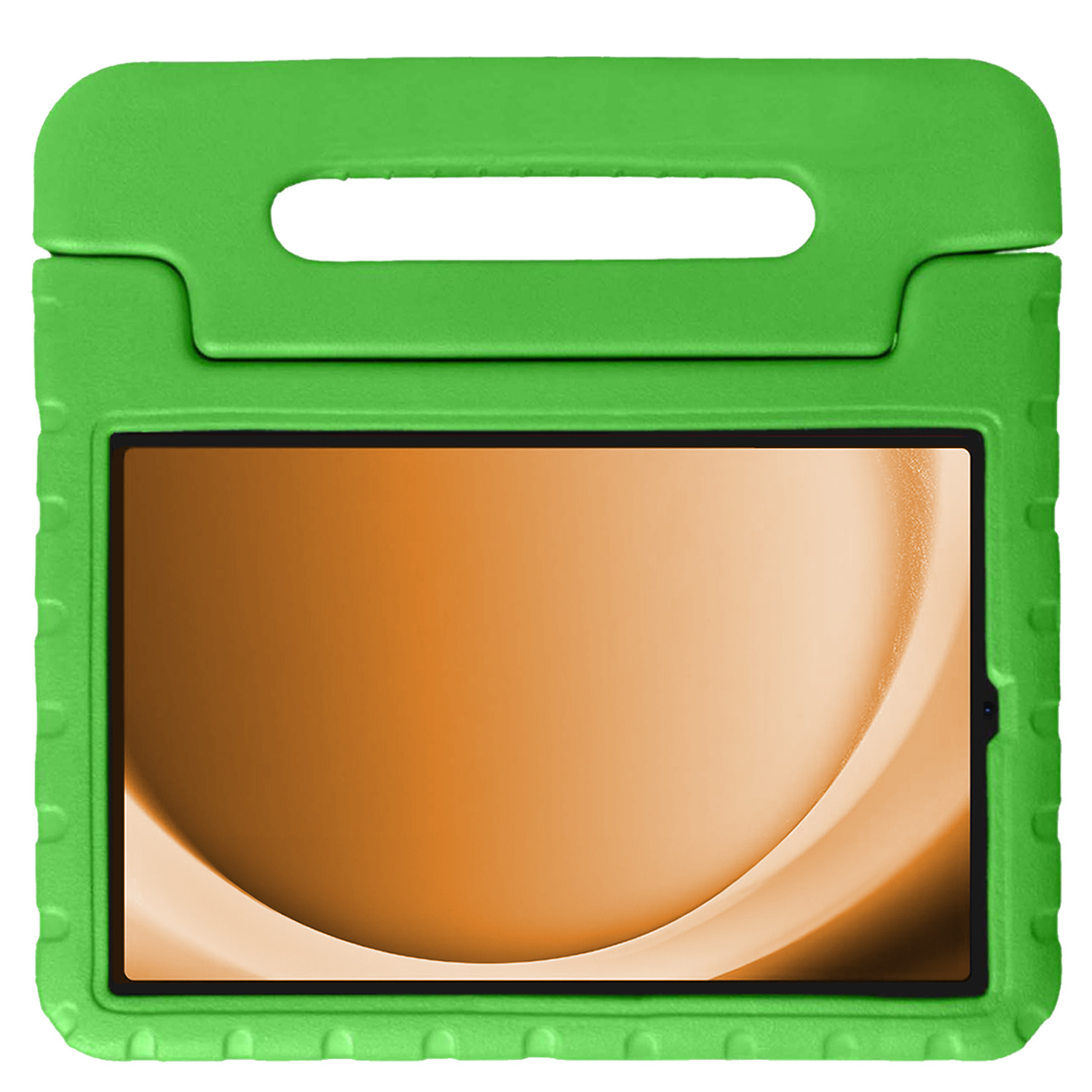 Nomfy Hoes Geschikt voor Samsung Galaxy Tab A9 Plus Hoes Bumper Kindvriendelijk Kids Case Kinderhoes - Hoesje Geschikt voor Samsung Tab A9 Plus Hoesje Shockproof Cover Hoes - Groen