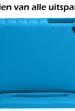 Nomfy Hoes Geschikt voor Samsung Galaxy Tab A9 Plus Hoes Bumper Kindvriendelijk Kids Case Kinderhoes - Hoesje Geschikt voor Samsung Tab A9 Plus Hoesje Shockproof Cover Hoes - Blauw