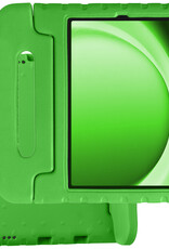BASEY. Hoesje Geschikt voor Samsung Galaxy Tab A9 Hoesje Kinder Hoes Shockproof Kinderhoes - Kindvriendelijk Hoesje Geschikt voor Samsung Tab A9 Hoes Kids Case - Groen