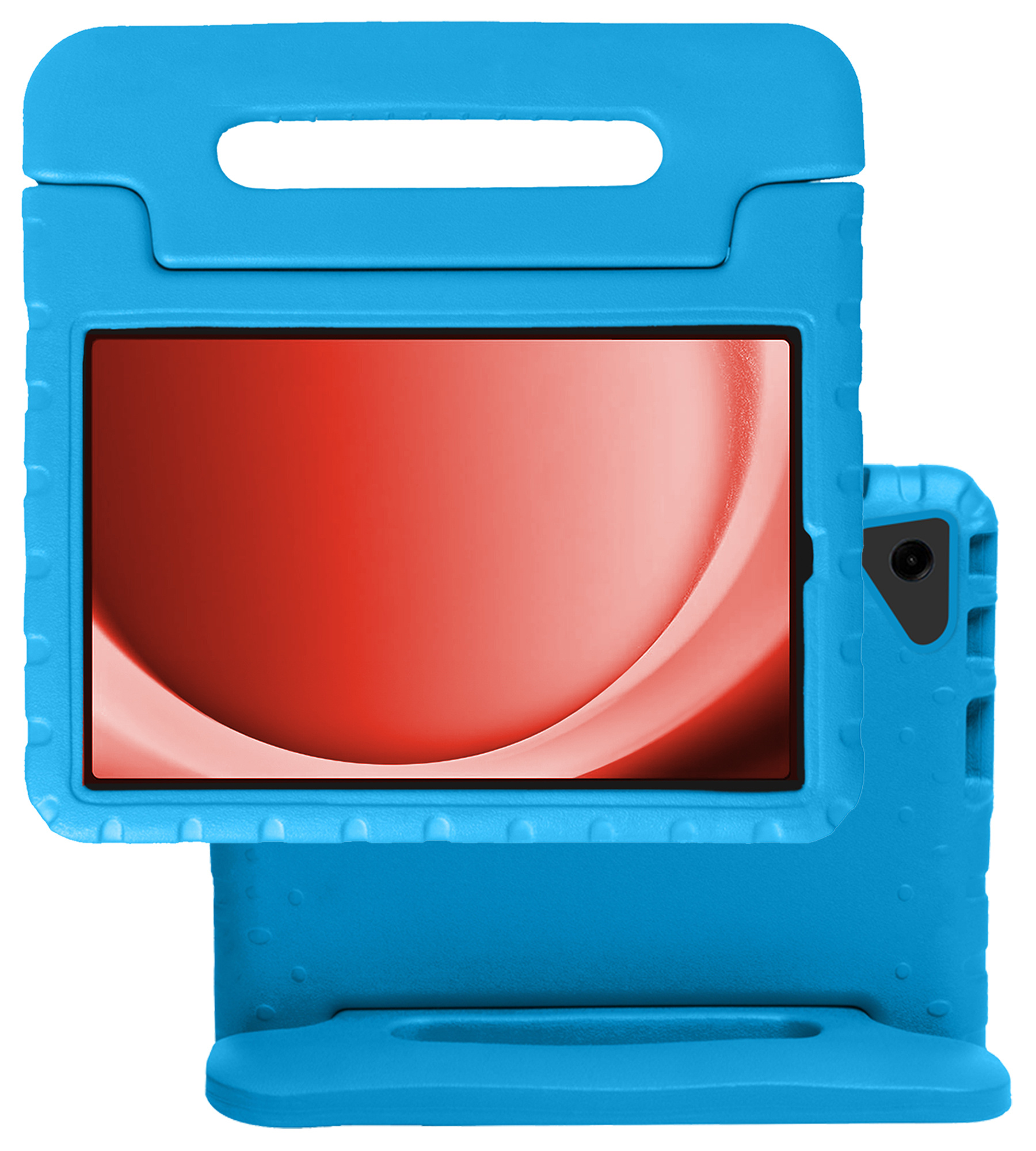 NoXx Hoesje Geschikt voor Samsung Galaxy Tab A9 Plus Hoesje Kinderhoes Shockproof Hoes Kids Case - Blauw