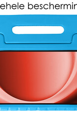 NoXx Hoesje Geschikt voor Samsung Galaxy Tab A9 Plus Hoesje Kinderhoes Shockproof Hoes Kids Case - Blauw