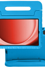 NoXx Hoesje Geschikt voor Samsung Galaxy Tab A9 Hoesje Kinderhoes Shockproof Hoes Kids Case - Blauw
