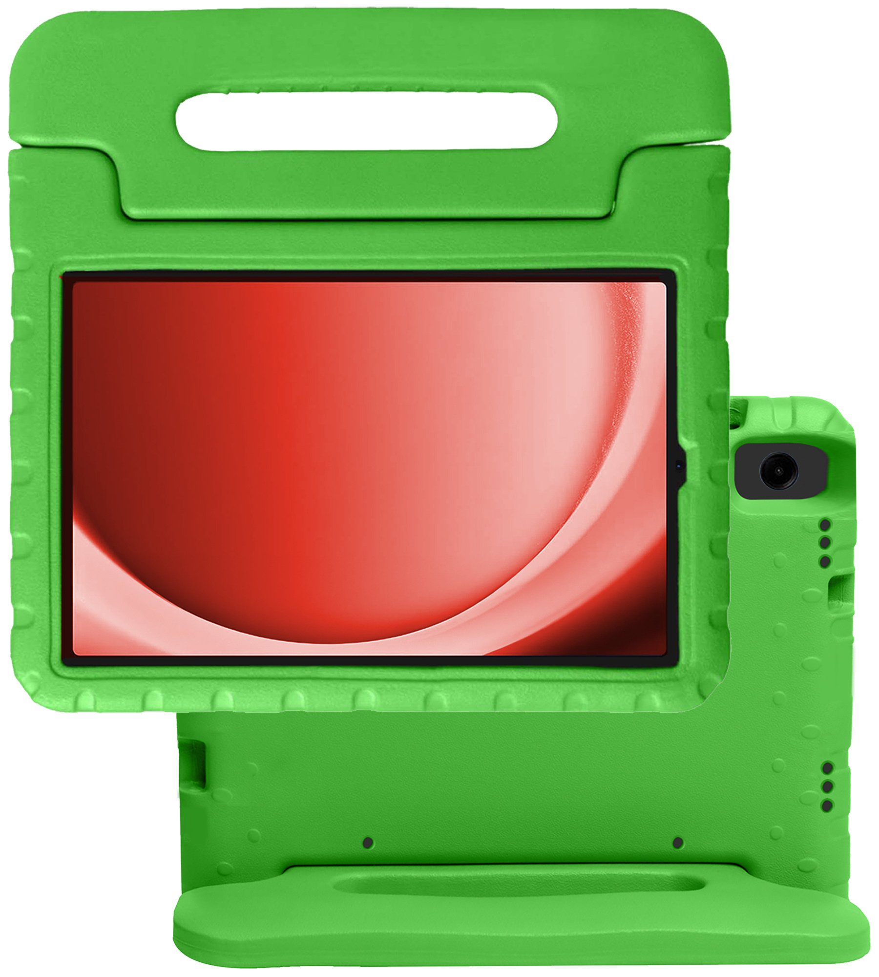 NoXx Hoesje Geschikt voor Samsung Galaxy Tab A9 Hoesje Kinderhoes Shockproof Hoes Kids Case - Groen