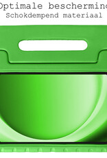 BASEY. Hoesje Geschikt voor Samsung Galaxy Tab A9 Hoesje Kinder Hoes Shockproof Kinderhoes Met Screenprotector - Kindvriendelijk Hoesje Geschikt voor Samsung Tab A9 Hoes Kids Case - Groen