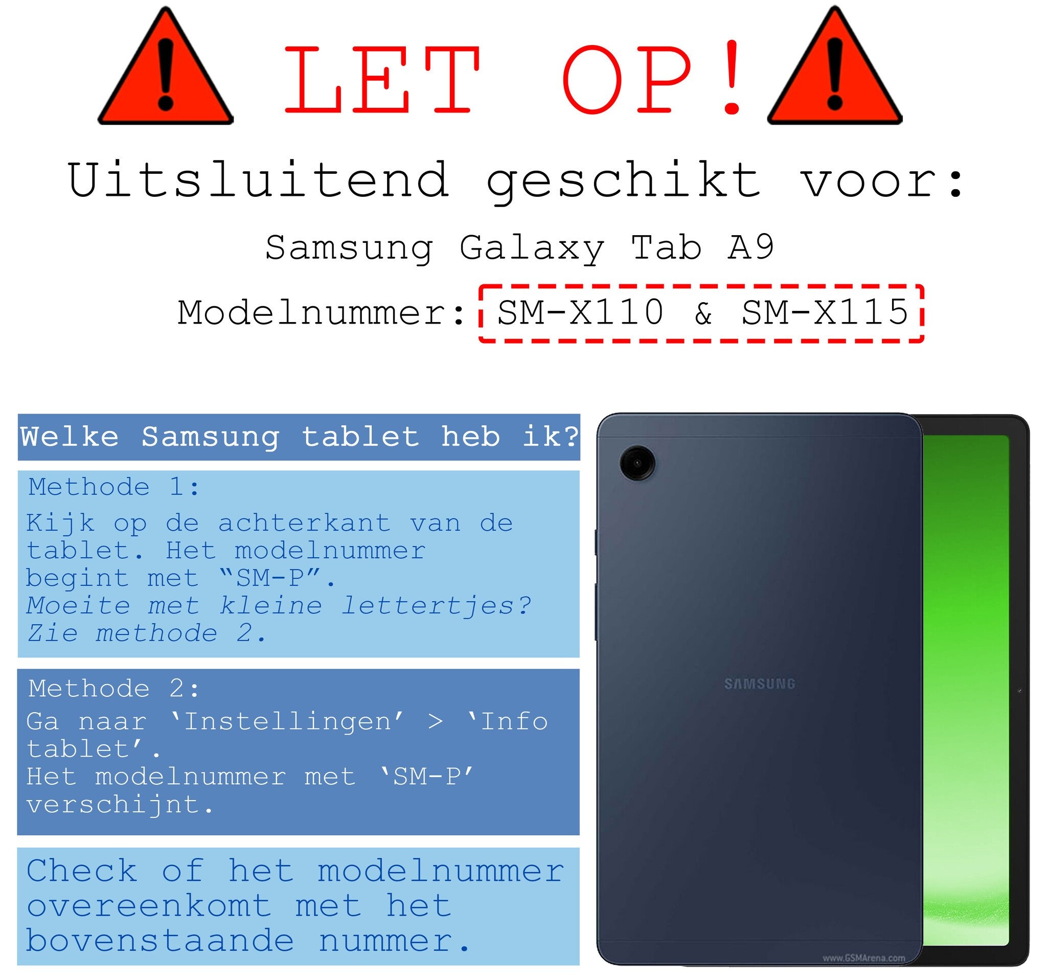 BASEY. Hoesje Geschikt voor Samsung Galaxy Tab A9 Hoesje Kinder Hoes Shockproof Kinderhoes Met 2x Screenprotector - Kindvriendelijk Hoesje Geschikt voor Samsung Tab A9 Hoes Kids Case - Oranje