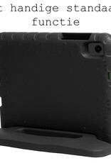 BASEY. Hoesje Geschikt voor Samsung Galaxy Tab A9 Hoesje Kinder Hoes Shockproof Kinderhoes Met 2x Screenprotector - Kindvriendelijk Hoesje Geschikt voor Samsung Tab A9 Hoes Kids Case - Zwart