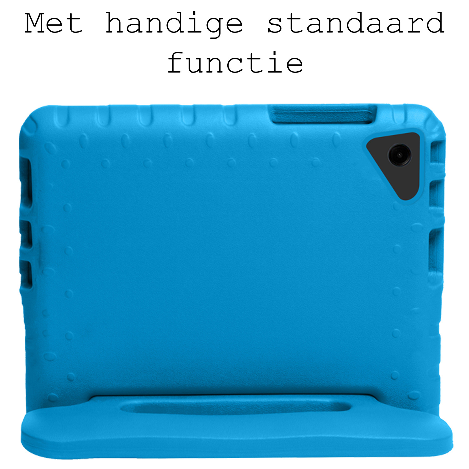 BASEY. Hoesje Geschikt voor Samsung Galaxy Tab A9 Plus Hoesje Kinder Hoes Shockproof Kinderhoes Met Screenprotector - Kindvriendelijk Hoesje Geschikt voor Samsung Tab A9 Plus Hoes Kids Case - Blauw