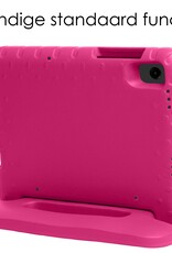 NoXx Hoesje Geschikt voor Samsung Galaxy Tab A9 Hoesje Kinderhoes Shockproof Hoes Kids Case Met 2x Screenprotector - Roze