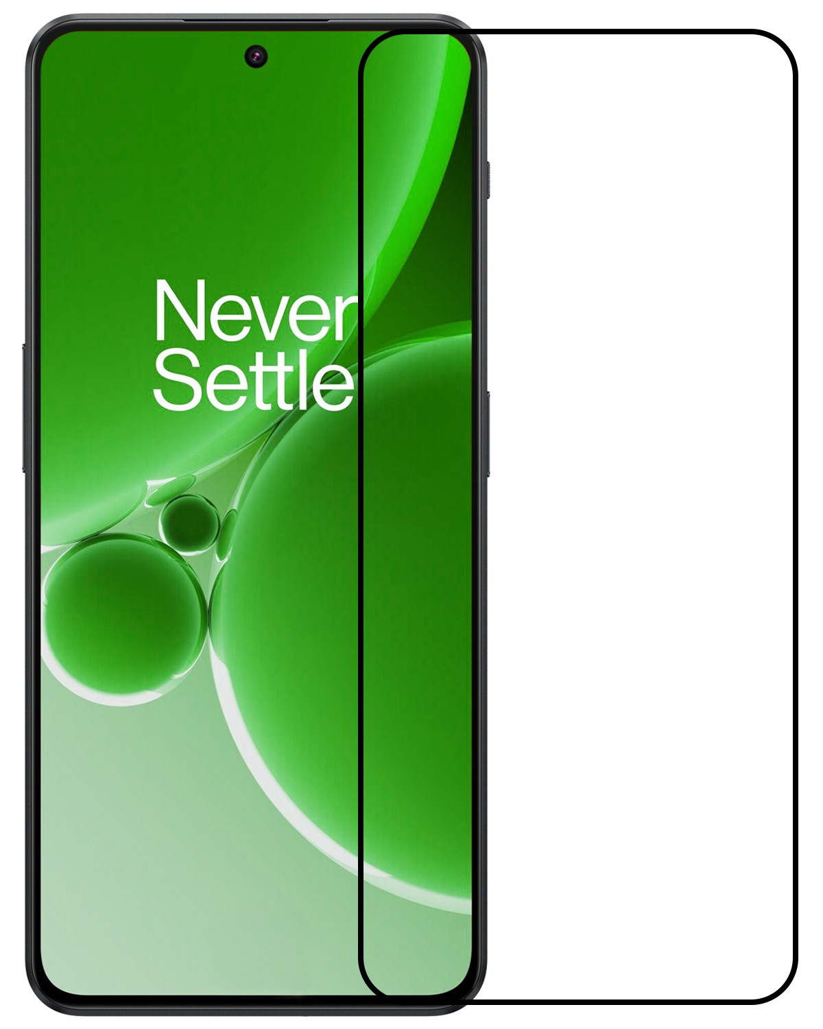 BASEY. Screenprotector Geschikt voor OnePlus Nord 3 Screenprotector Beschermglas Full Cover - Screenprotector Geschikt voor OnePlus Nord 3 Screen Protector Full Cover