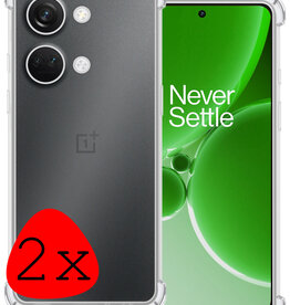 BASEY. BASEY. OnePlus Nord 3 Hoesje Shockproof - Transparant - 2 PACK