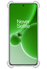 BASEY. Hoes Geschikt voor OnePlus Nord 3 Hoesje Shock Proof Case Hoes Siliconen - Hoesje Geschikt voor OnePlus Nord 3 Hoes Cover Shockproof - Transparant - 2 Stuks
