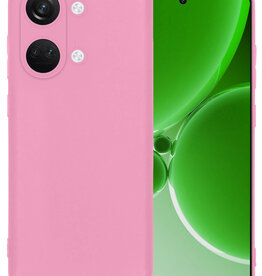 BASEY. BASEY. OnePlus Nord 3 Hoesje Siliconen - Lichtroze