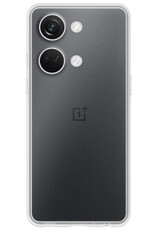 BASEY. Hoes Geschikt voor OnePlus Nord 3 Hoesje Siliconen Back Cover Case - Hoesje Geschikt voor OnePlus Nord 3 Hoes Cover Hoesje - Transparant