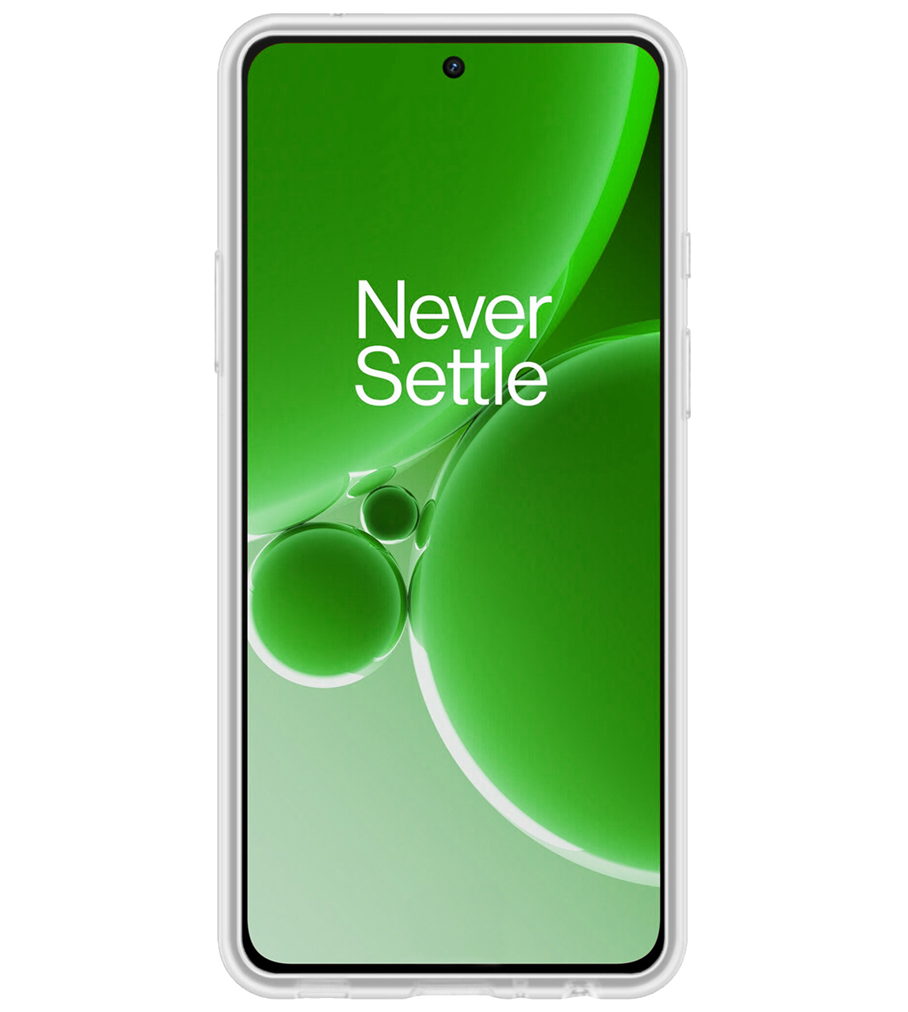 BASEY. Hoes Geschikt voor OnePlus Nord 3 Hoesje Siliconen Back Cover Case - Hoesje Geschikt voor OnePlus Nord 3 Hoes Cover Hoesje - Transparant