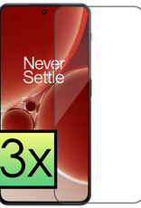 NoXx Screenprotector Geschikt voor OnePlus Nord 3 Screenprotector Tempered Glass Gehard Glas Beschermglas - 3x