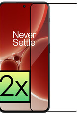 NoXx Screenprotector Geschikt voor OnePlus Nord 3 Screenprotector Tempered Glass Gehard Glas Full Cover - 2x