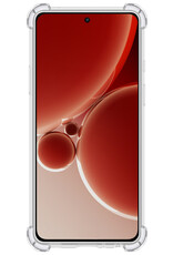 NoXx Hoes Geschikt voor OnePlus Nord 3 Hoesje Siliconen Cover Shock Proof Back Case Shockproof Hoes Met Screenprotector - Transparant