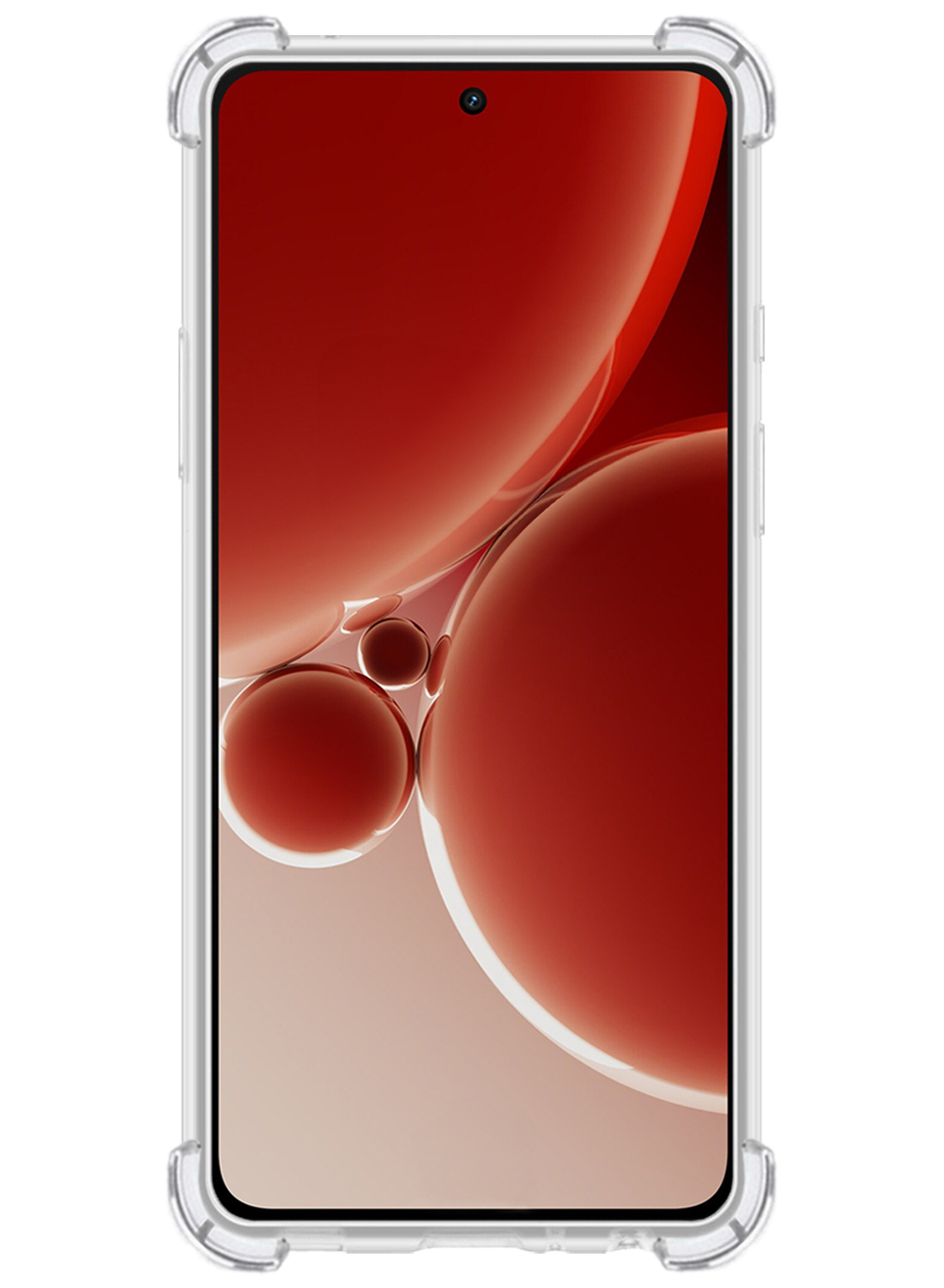 NoXx Hoes Geschikt voor OnePlus Nord 3 Hoesje Siliconen Cover Shock Proof Back Case Shockproof Hoes Met 2x Screenprotector - Transparant