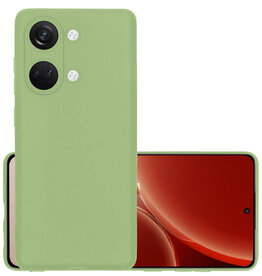 NoXx NoXx OnePlus Nord 3 Hoesje Siliconen - Groen