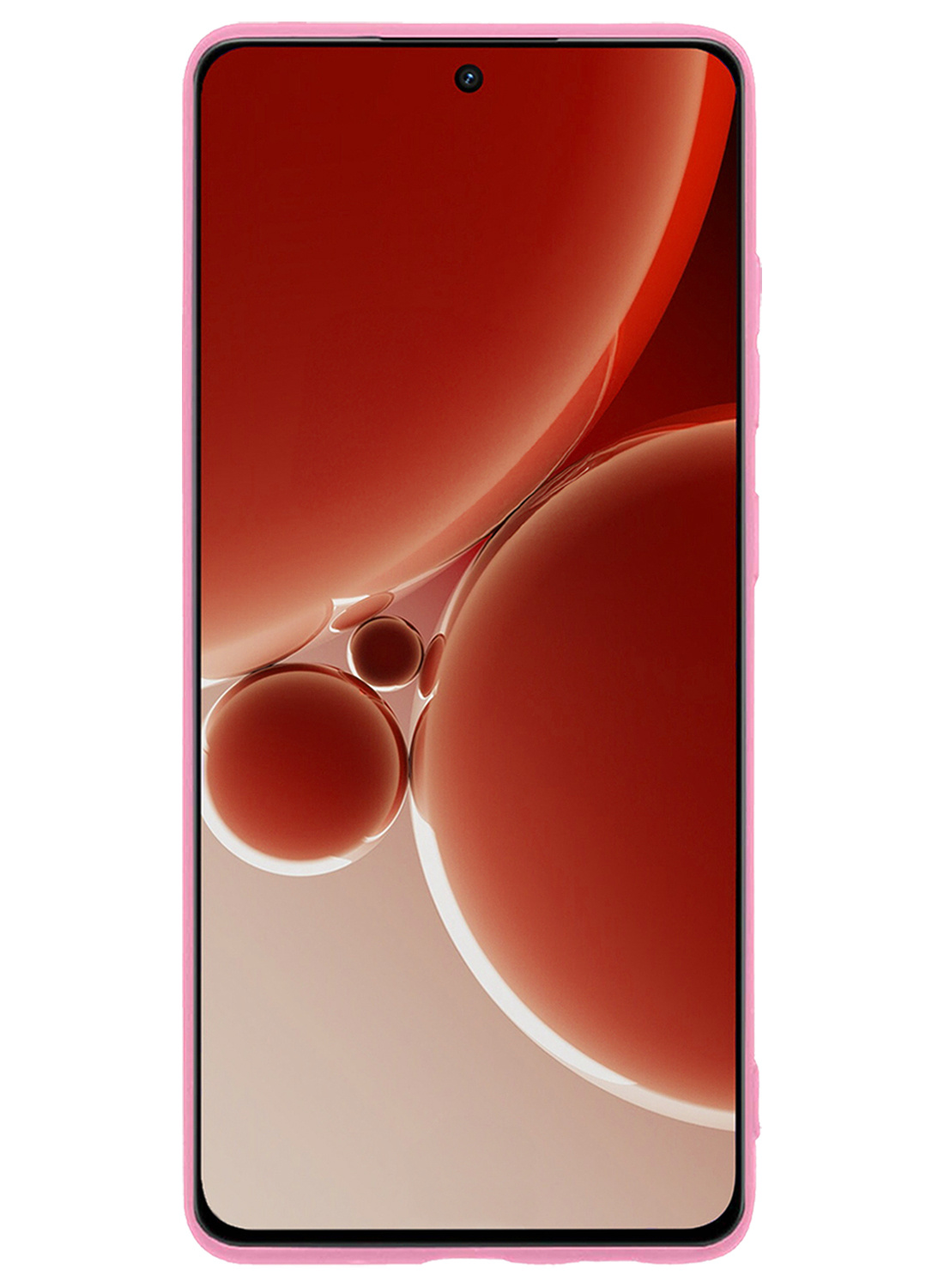 NoXx Hoes Geschikt voor OnePlus Nord 3 Hoesje Cover Siliconen Back Case Hoes - Lichtroze