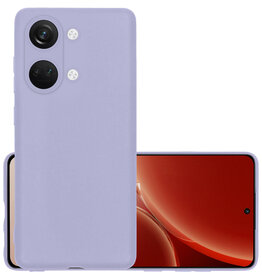 NoXx NoXx OnePlus Nord 3 Hoesje Siliconen - Lila