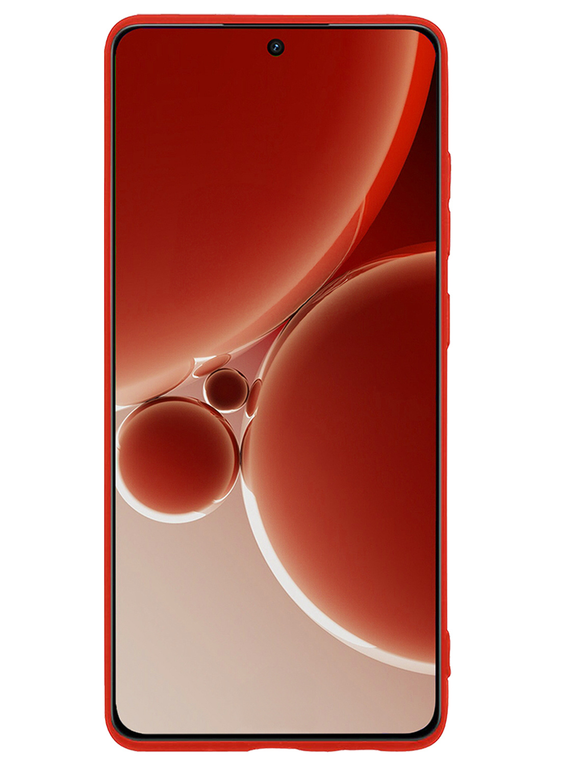 NoXx Hoes Geschikt voor OnePlus Nord 3 Hoesje Cover Siliconen Back Case Hoes - Rood