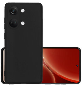 NoXx NoXx OnePlus Nord 3 Hoesje Siliconen - Zwart