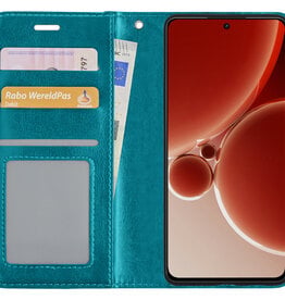 NoXx NoXx OnePlus Nord 3 Hoesje Bookcase - Turquoise