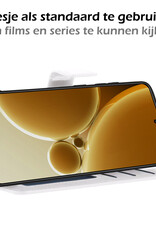 Nomfy Hoesje Geschikt voor OnePlus Nord 3 Hoes Bookcase Flipcase Book Cover - Hoes Geschikt voor OnePlus Nord 3 Hoesje Book Case - Wit