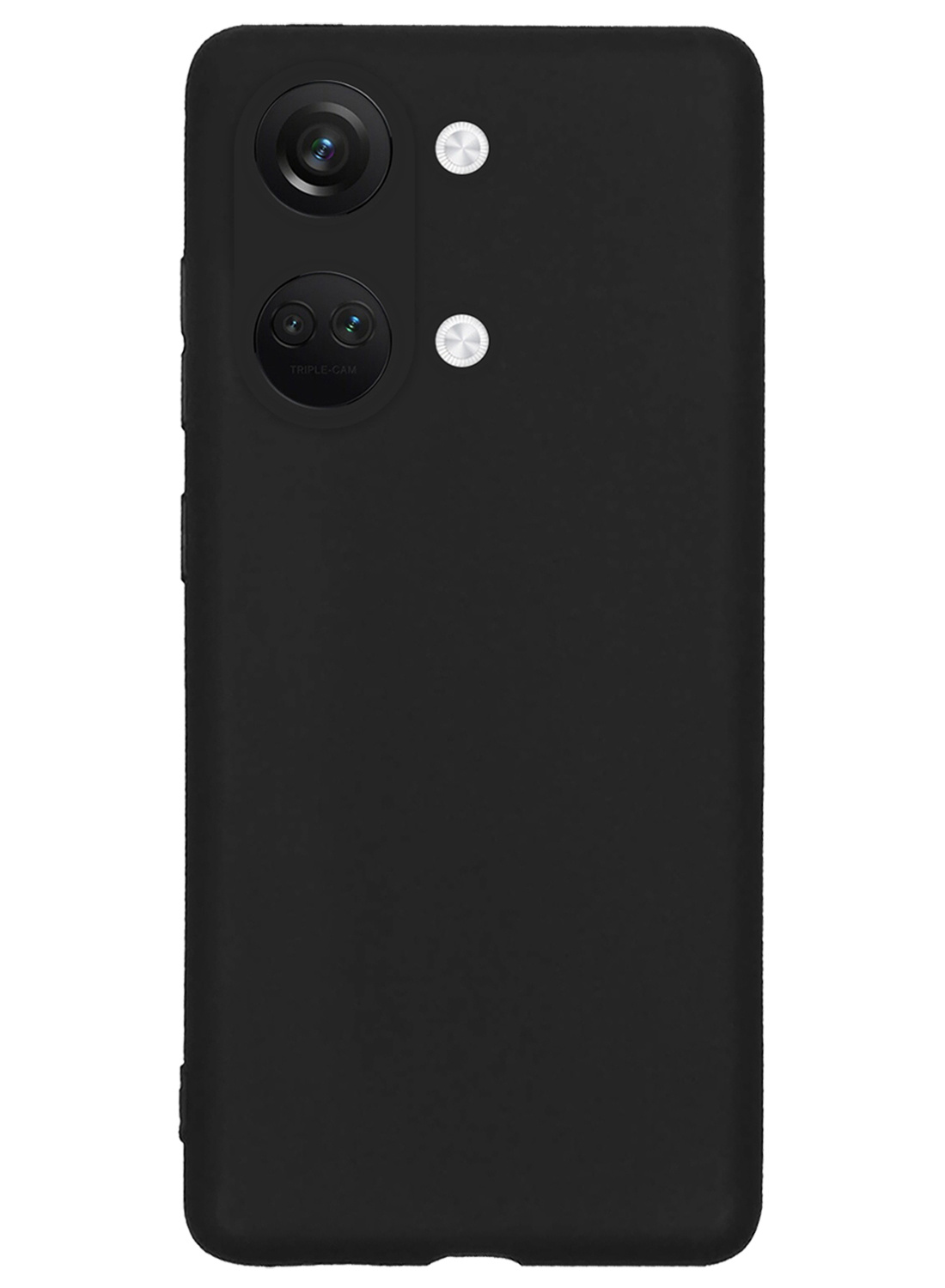 Nomfy Hoesje Geschikt voor OnePlus Nord 3 Hoesje Siliconen Cover Case - Hoes Geschikt voor OnePlus Nord 3 Hoes Back Case - Zwart