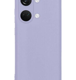Nomfy Nomfy OnePlus Nord 3 Hoesje Siliconen - Lila
