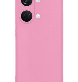 Nomfy Nomfy OnePlus Nord 3 Hoesje Siliconen - Lichtroze