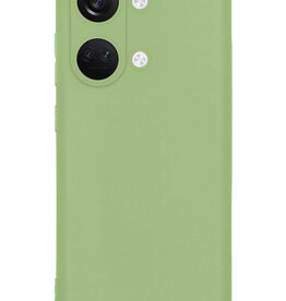 Nomfy Nomfy OnePlus Nord 3 Hoesje Siliconen - Groen