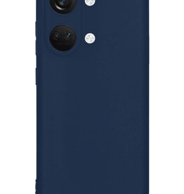 Nomfy Nomfy OnePlus Nord 3 Hoesje Siliconen - Donkerblauw