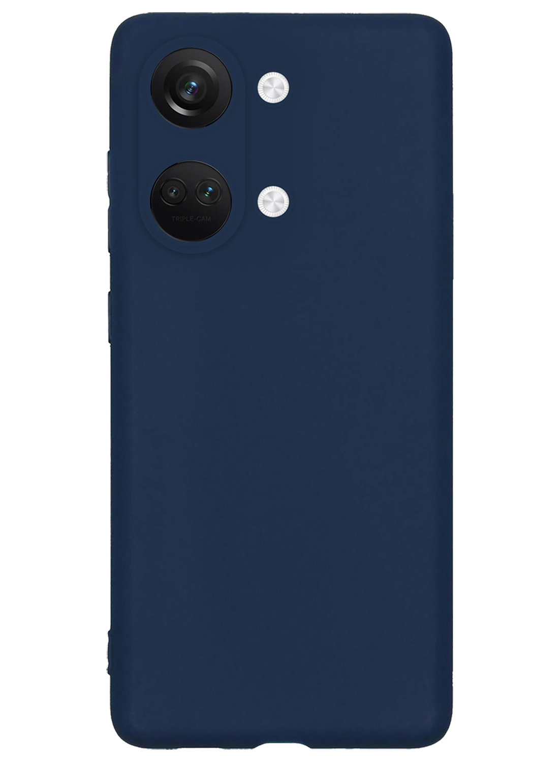 Nomfy Hoesje Geschikt voor OnePlus Nord 3 Hoesje Siliconen Cover Case - Hoes Geschikt voor OnePlus Nord 3 Hoes Back Case - Donkerblauw