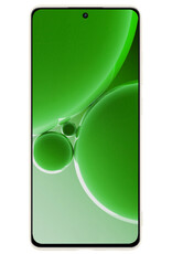 BASEY. Hoes Geschikt voor OnePlus Nord 3 Hoesje Siliconen Back Cover Case Met Screenprotector - Hoesje Geschikt voor OnePlus Nord 3 Hoes Cover Hoesje - Wit