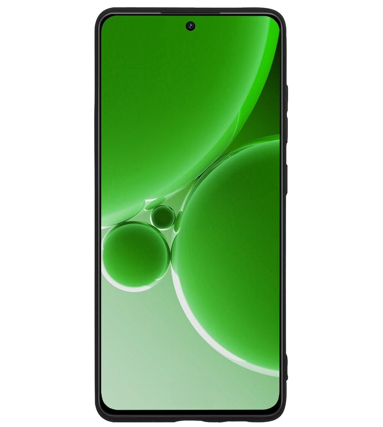 BASEY. Hoes Geschikt voor OnePlus Nord 3 Hoesje Siliconen Back Cover Case Met 2x Screenprotector - Hoesje Geschikt voor OnePlus Nord 3 Hoes Cover Hoesje - Zwart