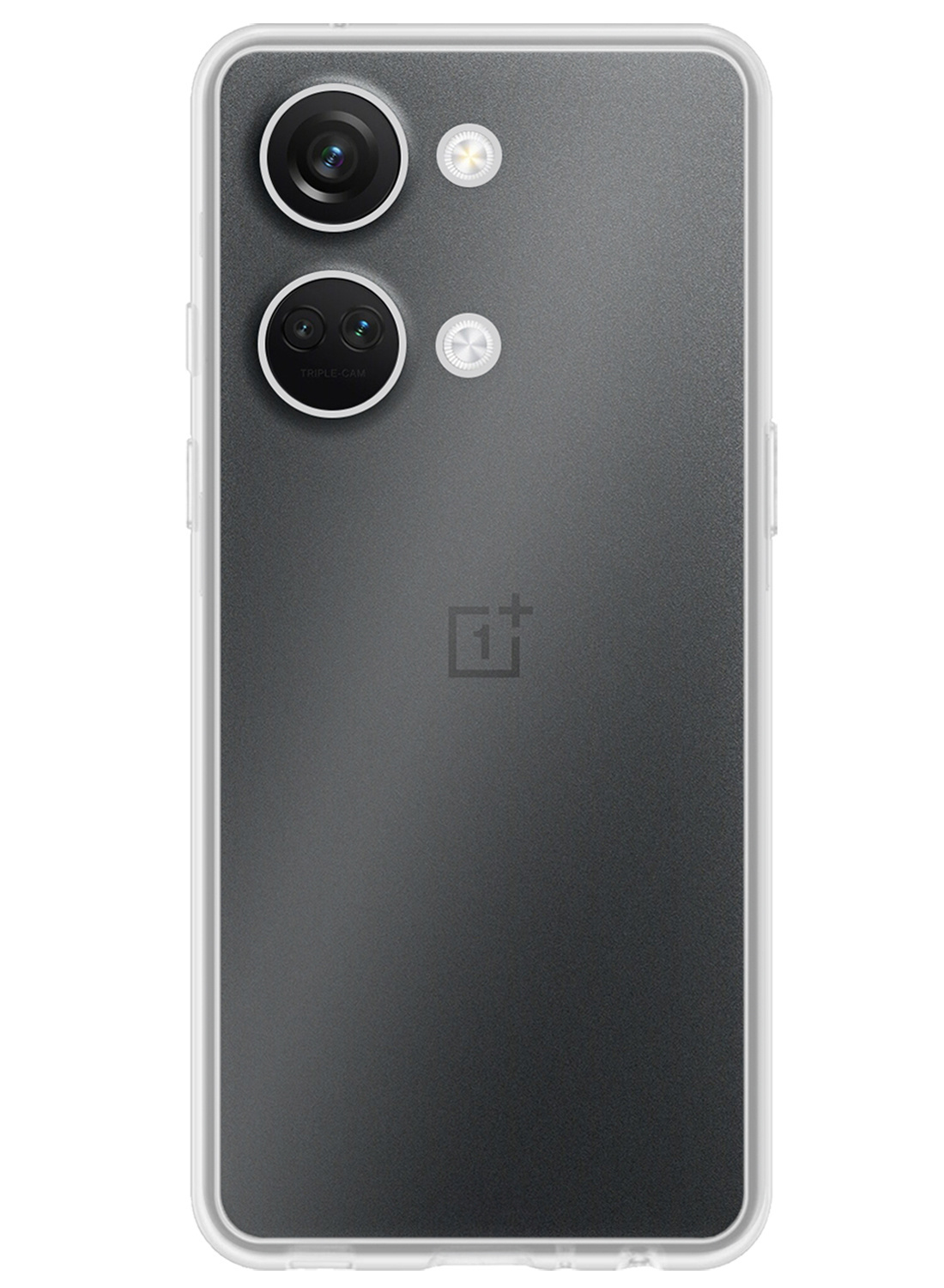 NoXx Hoes Geschikt voor OnePlus Nord 3 Hoesje Cover Siliconen Back Case Hoes Met Screenprotector - Transparant